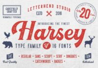 Harsey Font - Featured Image