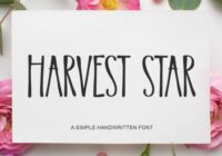 Harvest Star Font - Featured Image