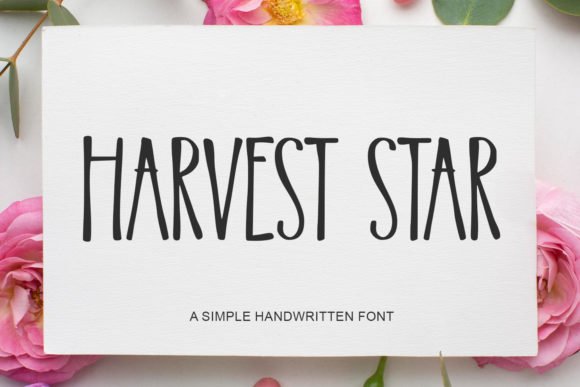 Harvest Star Font - Featured Image