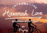 Hasanah Love Font - Featured Image