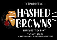 Hashed Browns Font - Featured Image