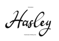 Hasley Font - Featured Image