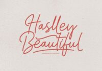 Haslley Beautiful Font - Featured Image