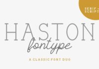 Haston Duo Font - Featured Image