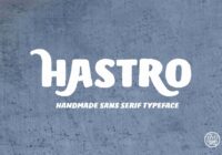 Hastro Font - Featured Image