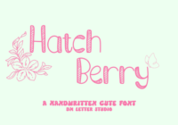 Hatch Berry Font - Featured Image