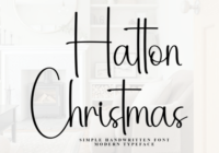 Hatton Christmas Font - Featured Image