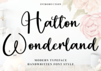 Hatton Wonderland Font - Featured Image