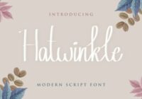 Hatwinkle Font - Featured Image