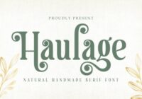 Haulage Font - Featured Image