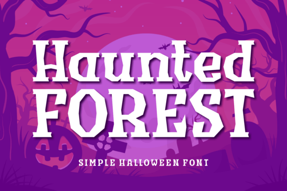 Haunted Forest Font - Featured Image