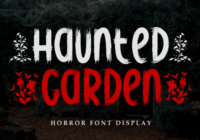 Haunted Garden Font - Featured Image