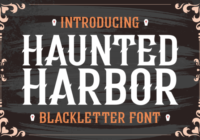 Haunted Harbor Font - Featured Image