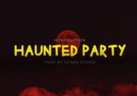 Haunted Party Font - Featured Image