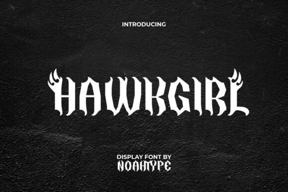 Hawkgirl Font - Featured Image