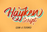 Hayken Script Font - Featured Image