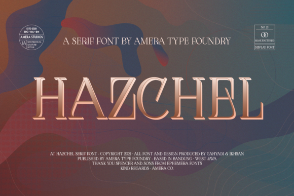 Hazchel Font - Featured Image