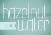 Hazelnut Water Light Font - Featured Image