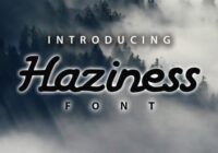Haziness Font - Featured Image