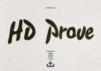 Hd Prove Font - Featured Image