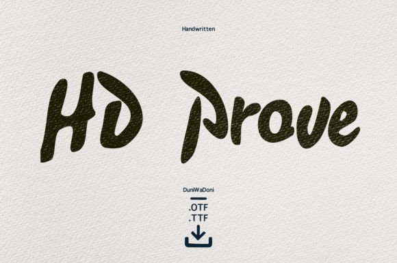 Hd Prove Font - Featured Image
