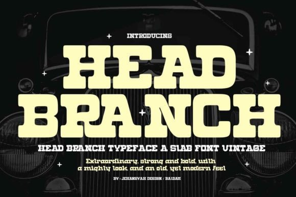 Head Branch Font - Featured Image