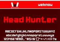 Head Hunter Font - Featured Image