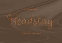 Headstay Font - Featured Image
