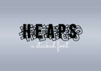 Heaps Font - Featured Image