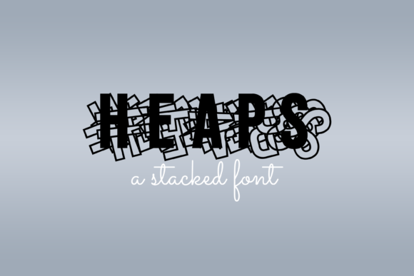 Heaps Font - Featured Image