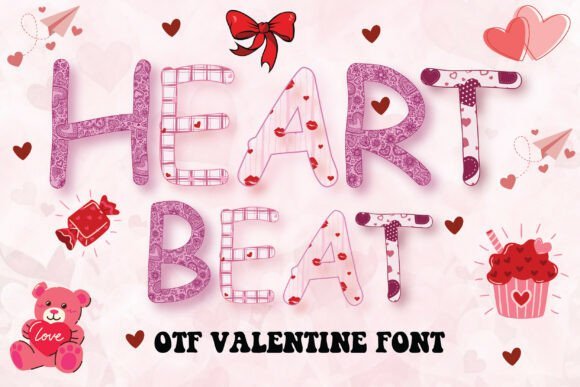 Heart Beat Bundle Font - Featured Image