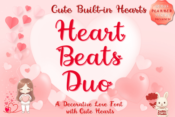 Heart Beat Duo Font - Featured Image