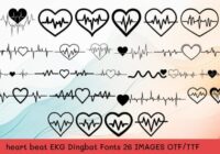 Heart Beat Ekg Font - Featured Image