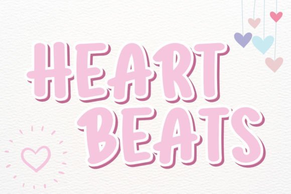 Heart Beats Font - Featured Image