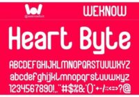 Heart Byte Font - Featured Image