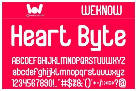 Heart Byte Font - Featured Image
