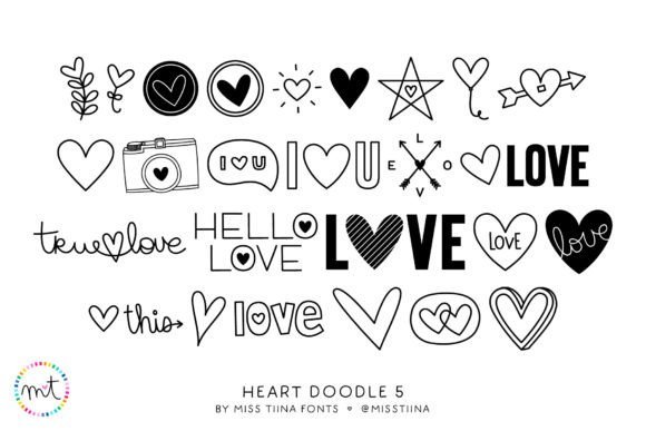 Heart Doodle 5 Font - Featured Image