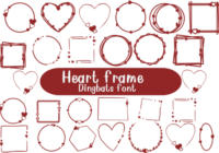 Heart Frame Font - Featured Image