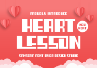 Heart Lesson Font - Featured Image