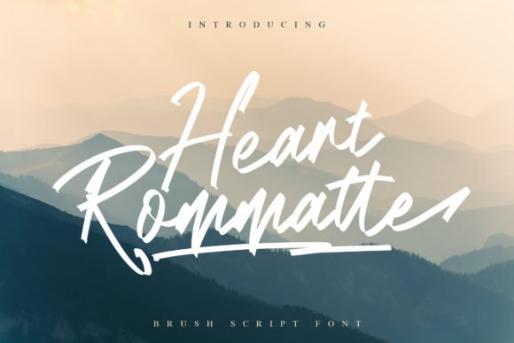 Heart Rommatte Font - Featured Image