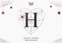Heart Spider Monogram Font - Featured Image