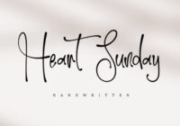 Heart Sunday Font - Featured Image