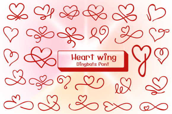 Heart Wing Font - Featured Image