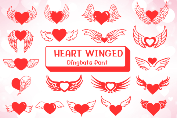 Heart Winged Font - Featured Image