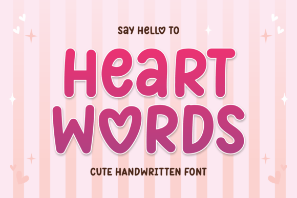 Heart Words Font - Featured Image