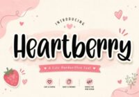 Heartberry Font - Featured Image