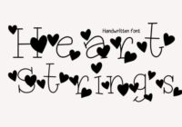 Heartstrings Font - Featured Image