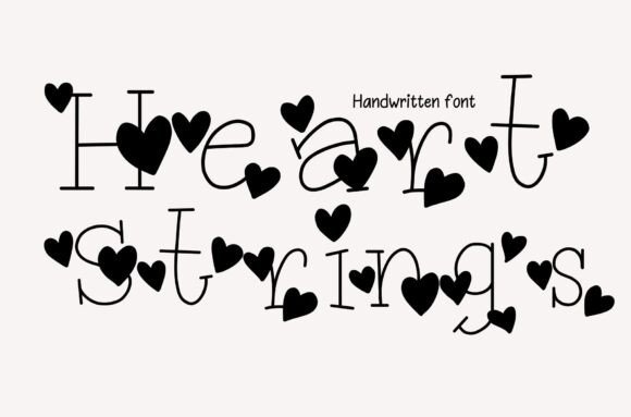 Heartstrings Font - Featured Image