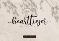 Hearttiger Font - Featured Image