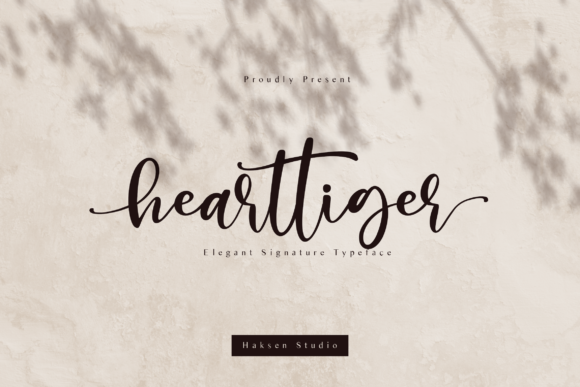 Hearttiger Font - Featured Image